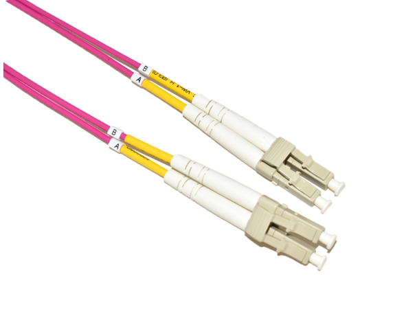 LinkIT fiber patch OM4 LC/LC 1m Duplex | MM | LSZH 