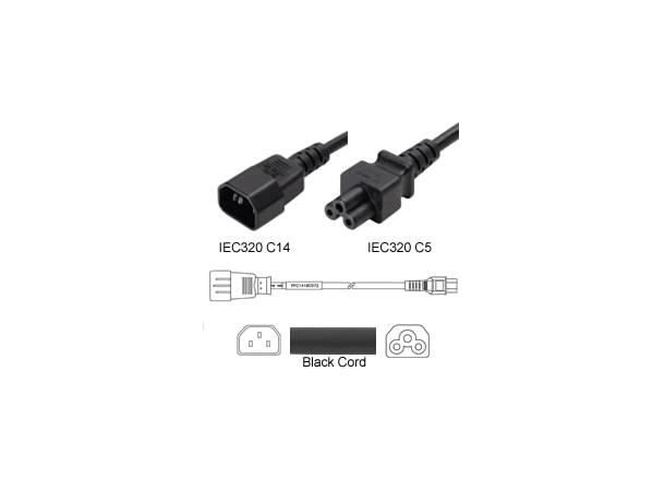 LinkIT Power Cable C14/C5 black 3m 3 x 1.0 mm² | LSZH 