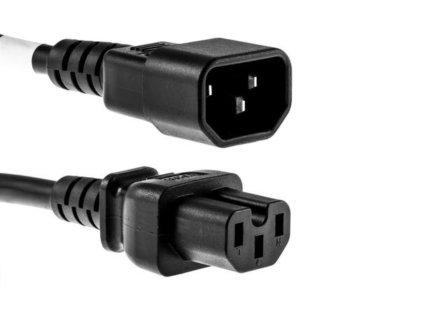 LinkIT Power Cable C15/C14  Black 2m LSZH | 3 x 1.50mm² 