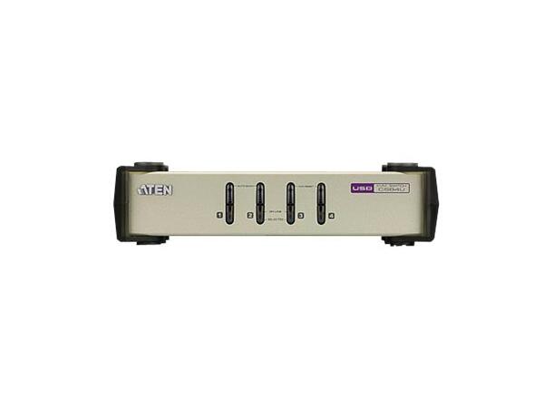 Aten KVM  4-PC 1-User CS84U QubiQ, Switch box, VGA, USB, PS/2 