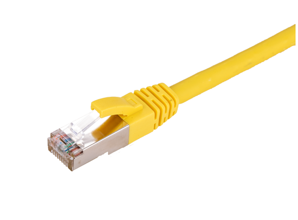LinkIT S/FTP Patch Cat.6A Yellow AWG 26/7 | LSZH | Snagless 
