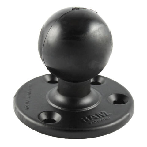 RAM Mount Large Round Plate With Ball