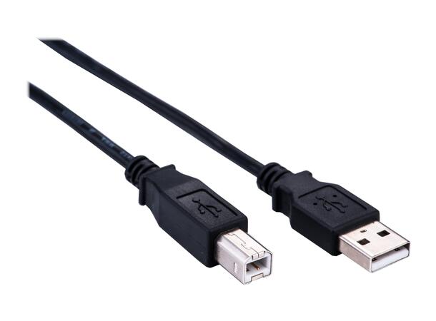 Elivi USB A - B cable 1m 2.0| Black 