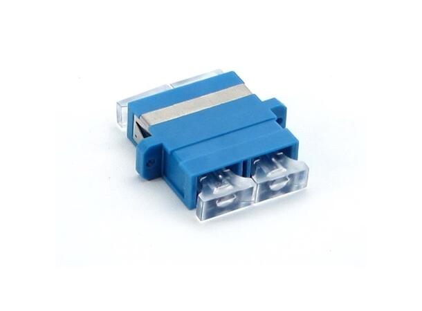 LinkIT Fiber adapter SC/SC duplex SM | Clips and flanges | blue 