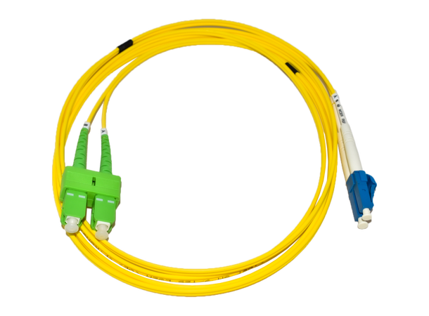 LinkIT fiber patch OS2 LC-UPC/SC-APC 35m Duplex | SM | LSZH 