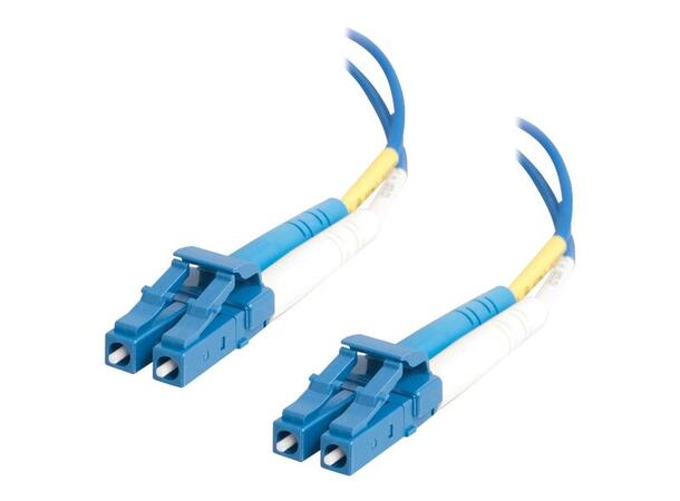 LinkIT fiber patch OS2 LC/LC 1.5m Duplex | SM | LSZH | Blue 