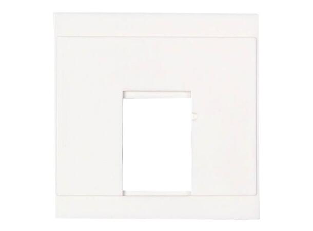 Siemon ZMax Faceplate 1-port Max|45x45mm|White 