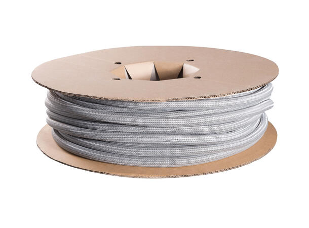 M Universal Cable Sock Self Wrap Basic 19mm silver 50m 