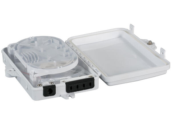 LinkIT Fiberbox for Terminering| IP65 Indoor/outdoor| for 4 fiber adapters 