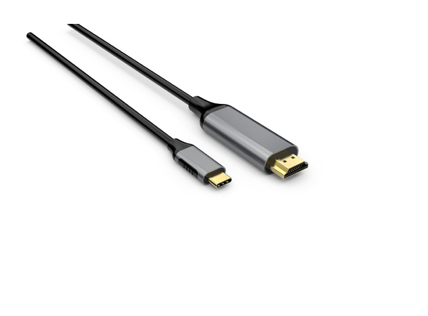 Elivi USB C till HDMI kabel 2 meter Svart, 4k@60hz 