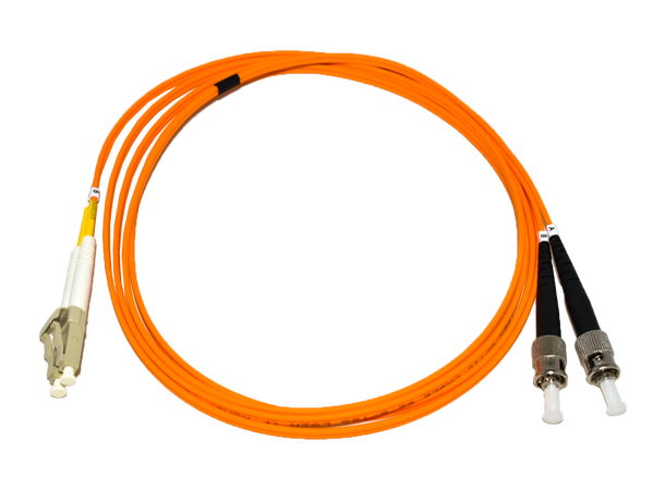 LinkIT Fiberpatch OM1 LC/ST Orange Duplex MM OM1 62.5/125 LSZH, 2mm 