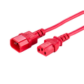 LinkIT Power Cable C13/C14 Red 0.7 m PVC | 3 x 1.00 mm&#178; | H05VV-F