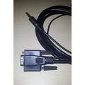 LinkIT VGA kabel m/ljud Ultra Tynn  1 m VGA+Minijack, pinne 9,10,15 inte genom