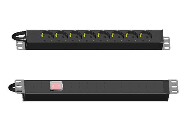 LinkIT 19" PDU 8xCEE 7/4 2 m With switch at the front| outlet at the 