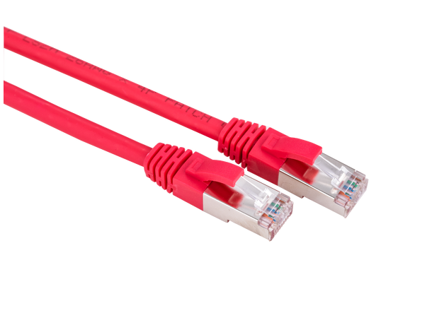 LinkIT S/FTP Patch Cat6 red 0.25m AWG 27 | LSZH | Snagless 