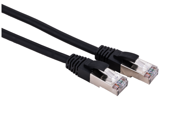 LinkIT S/FTP Patch Cat6a black 0.5m AWG 26/7 | LSZH | Snagless 