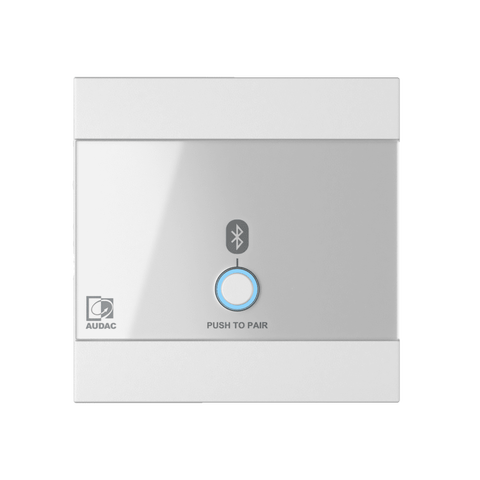Audac Wallpanel WP220/W White Univeral Wallpanel with Bluetooth 5.0