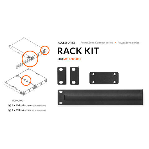 Blaze Audio Rack Mount Kit Half-Rack
