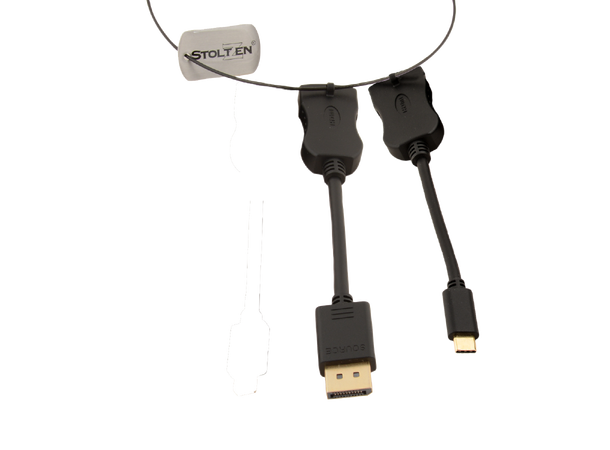 Stoltzen Nyx Adapter Ring kabel 2 4K USB-C, DP - 4K60 