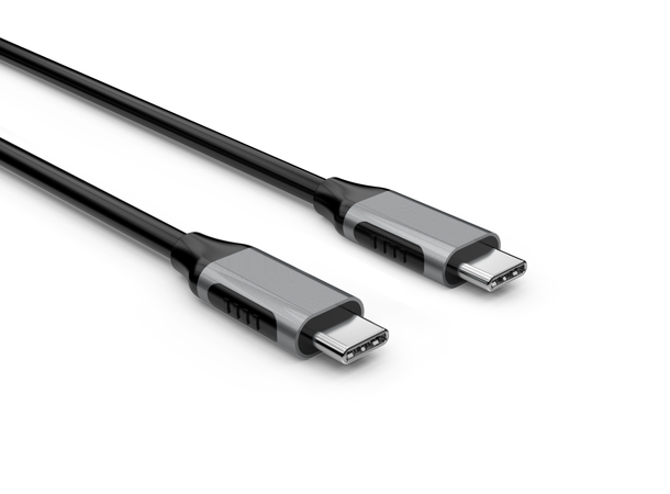 Elivi USB C till C kabel 0,5 meter Svart/Space Grå, 10gbps/100W 