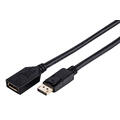 LinkIT DisplayPort 1.2 4K@60 Skj&#248;t 2 m 4K@60Hz, svart kabel, versjon 1.2