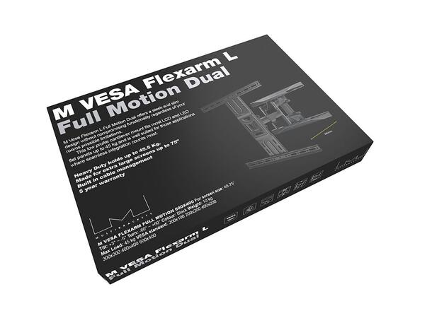 M VESA Flexarm L Full Motion Dual 