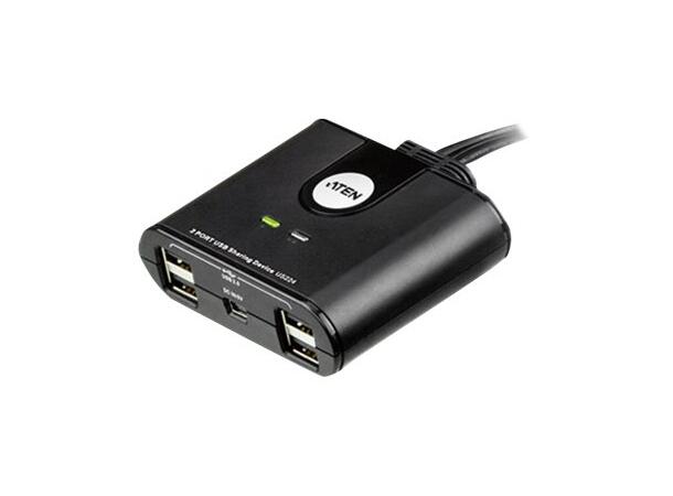 Aten US224  4-Port USB 2.0 Switch 2 PC can share 4 USB ports 
