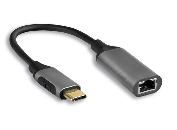 Elivi USB C till RJ45 Nettverks adapter Type-C - Ethernet Female 1000Mbps 
