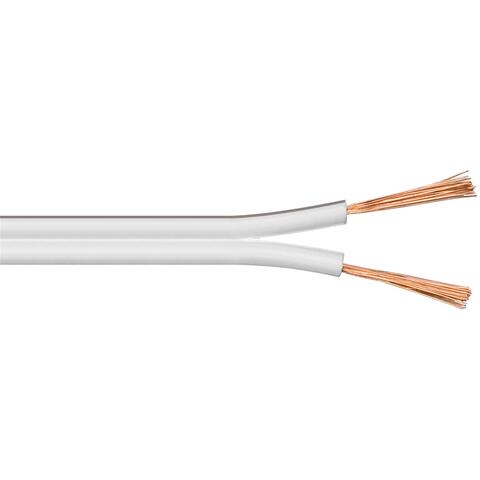 Goobay Speaker Cable white CCA 100 m spool, cable diameter 2 x 1.5 mm&#178;