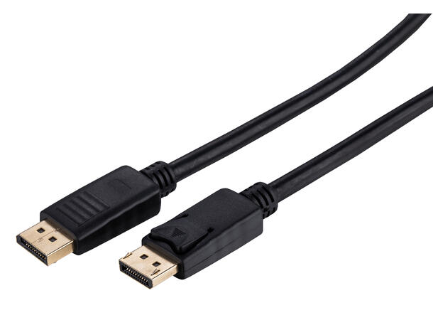 LinkIT DisplayPort kabel v.1.2 M-M 5 m 4K x 2K@60Hz 28 AWG svart version 1.2 