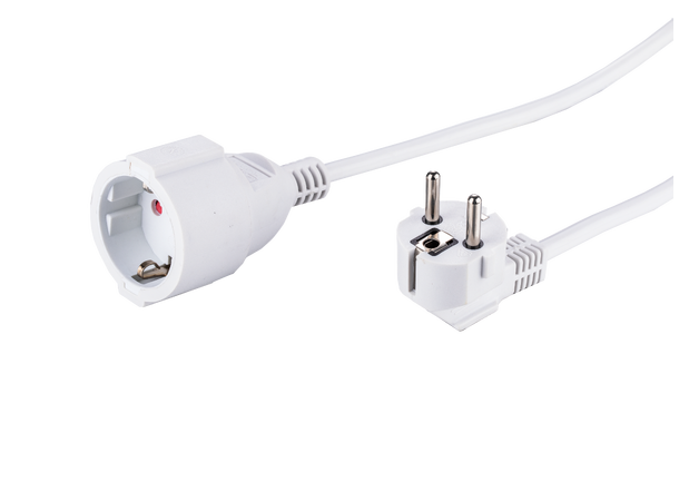LinkIT Power Cable Extension White 7.5m CEE 7/7 - CEE 7/4| 3x1.5mm²| 16A/230V 