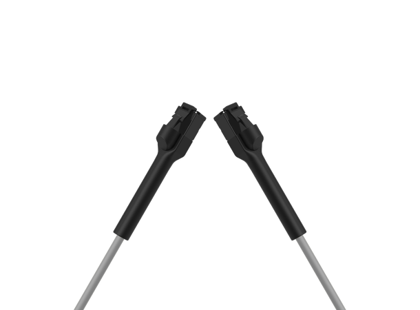 LinkIT U/UTP SlimPatch Cat6a grey 1m Flexible-boot | AWG28 | LSZH | OD 3.6mm 