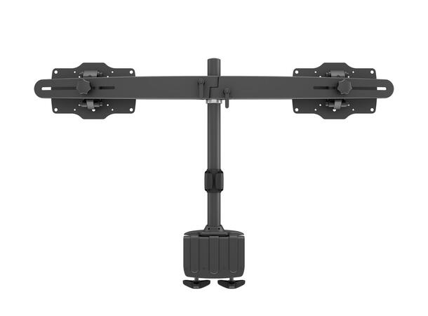 Multibrackets bordstativ, dual 24-32" 2 X 24"-32", 30kg, 200x100, Clamp 