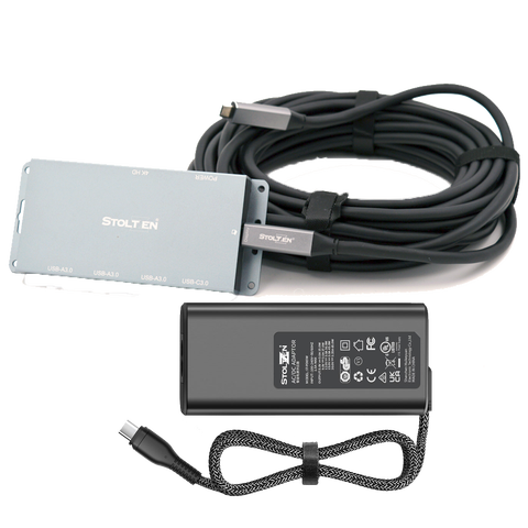 Stoltzen HERA HuddleHub Mini 65W + 3 m PD 65W | 3 m USB-C Host Cable