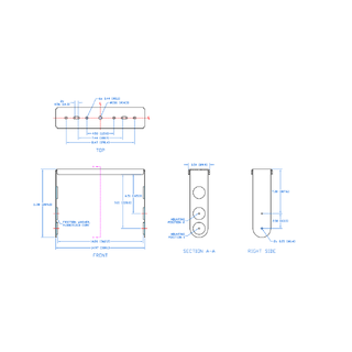 Fulcrum Acoustics YK-CX8 Mounting bracket CX8x series