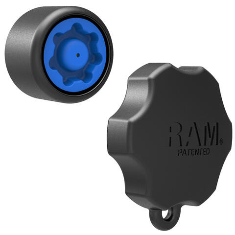 Rammount Pin-Lock Security Knob For B Size Socket Arms
