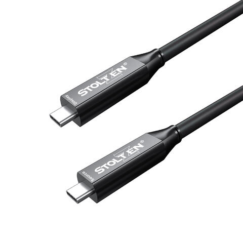 Stoltzen AOC FLEX USB-C Hybrid C-C USB 5Gbps | DP1.4 (2lane) | 60W