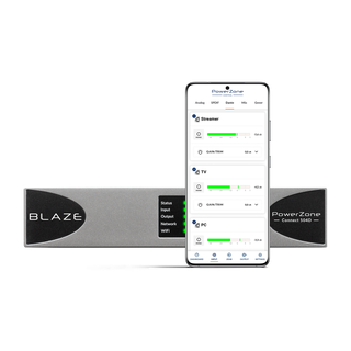 Blaze Audio PowerZone Connect 504D EU 4x125W 4-8 Ohm 2x250w 100V 16 Ohm Dante