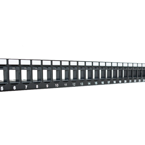 LinkIT Patchpanel 19&quot; for 24 keystones Grounding | Cable Management | 1U