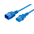 LinkIT Power Cable C13/C14 Blue 0.5m PVC | 3 x 1.00 mm&#178;