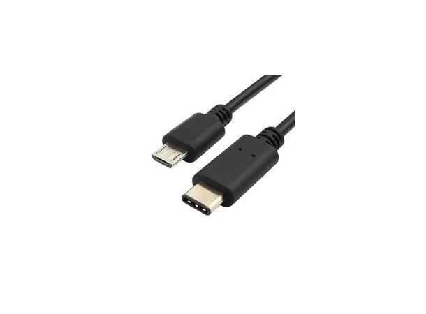 LinkIT USB 3.1 Type C - 2microb m 2 m Gen 1| 5 Gbps| Black| male - male 